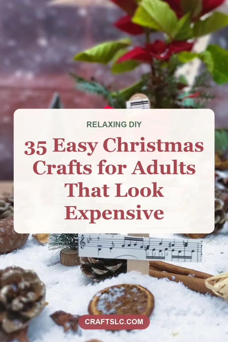 Christmas Crafts for Adults: 35 Easy Ideas That Look Pricey