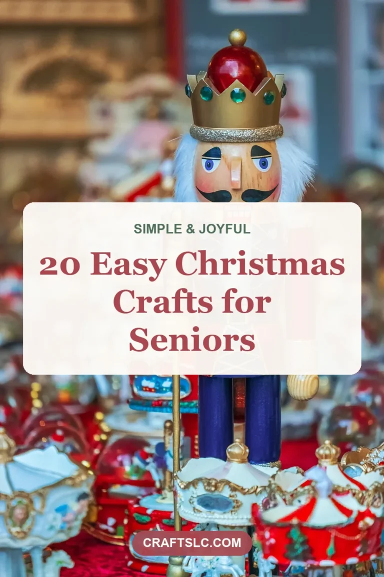 Christmas Crafts for Seniors: 20 Easy Ideas