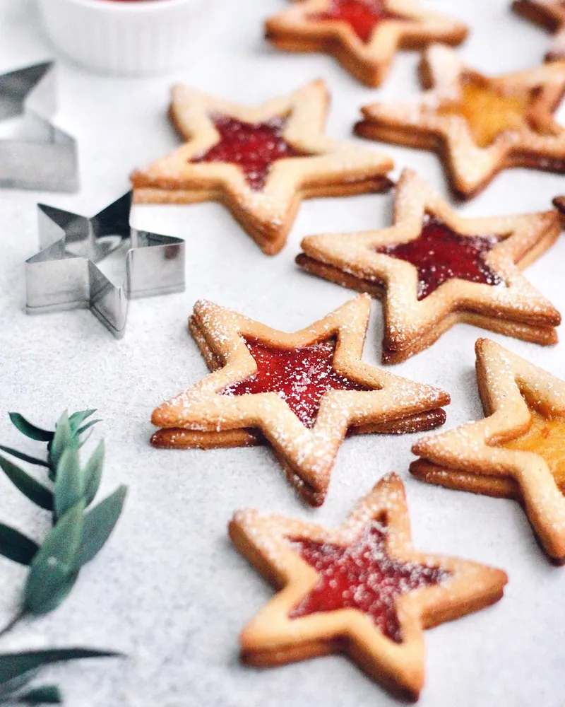 Cookies stars christmas