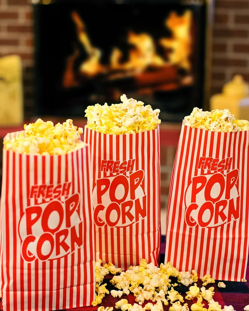 Popcorn movie time snack