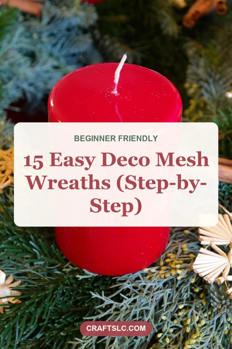 Deco Mesh Wreath DIY: 15 Easy Wreaths (Step-by-Step)