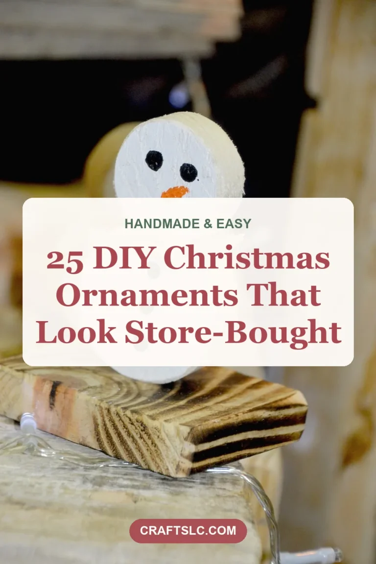DIY Christmas Ornaments: 25 Ideas That Look Store-Bought