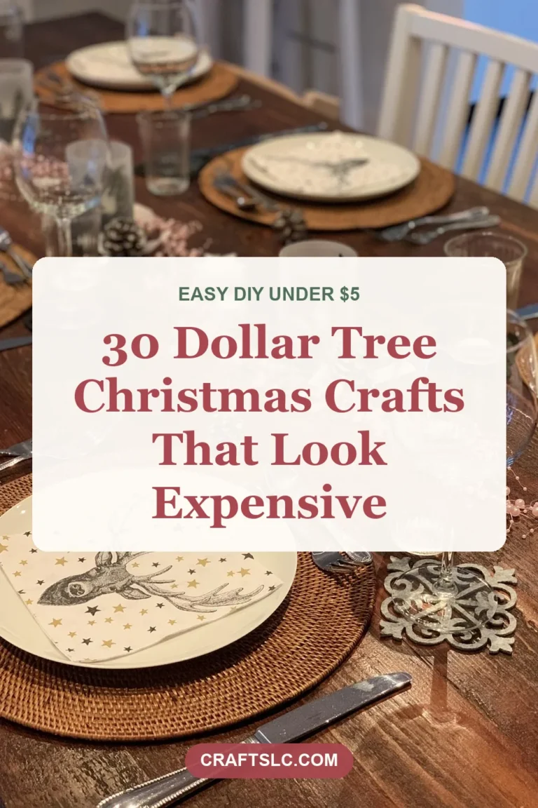 Dollar Tree Christmas Crafts: 30 Ideas That Look Expensive