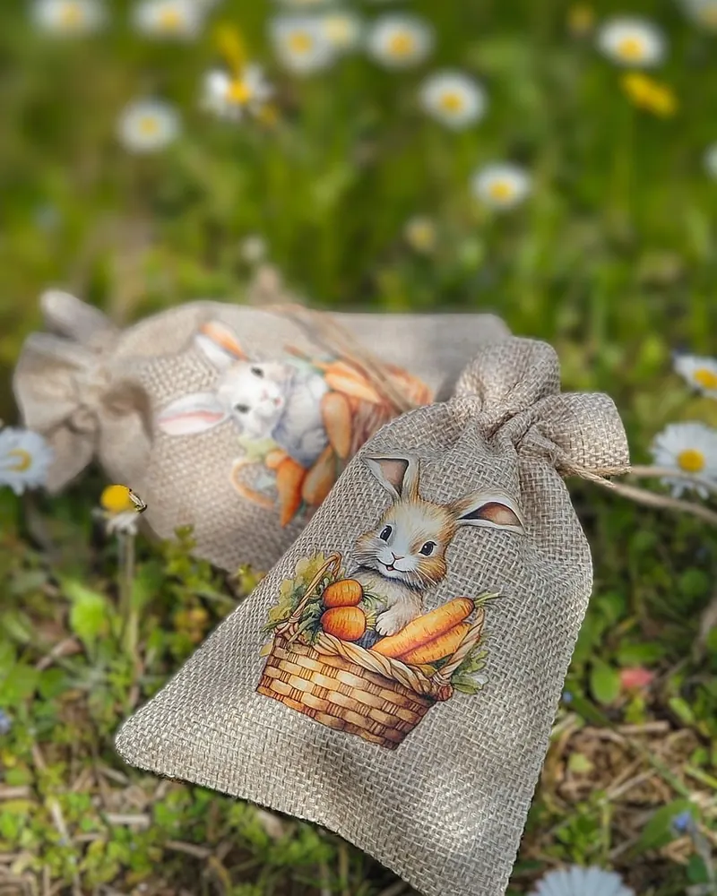 Easter bag bunny bag spring decoration
