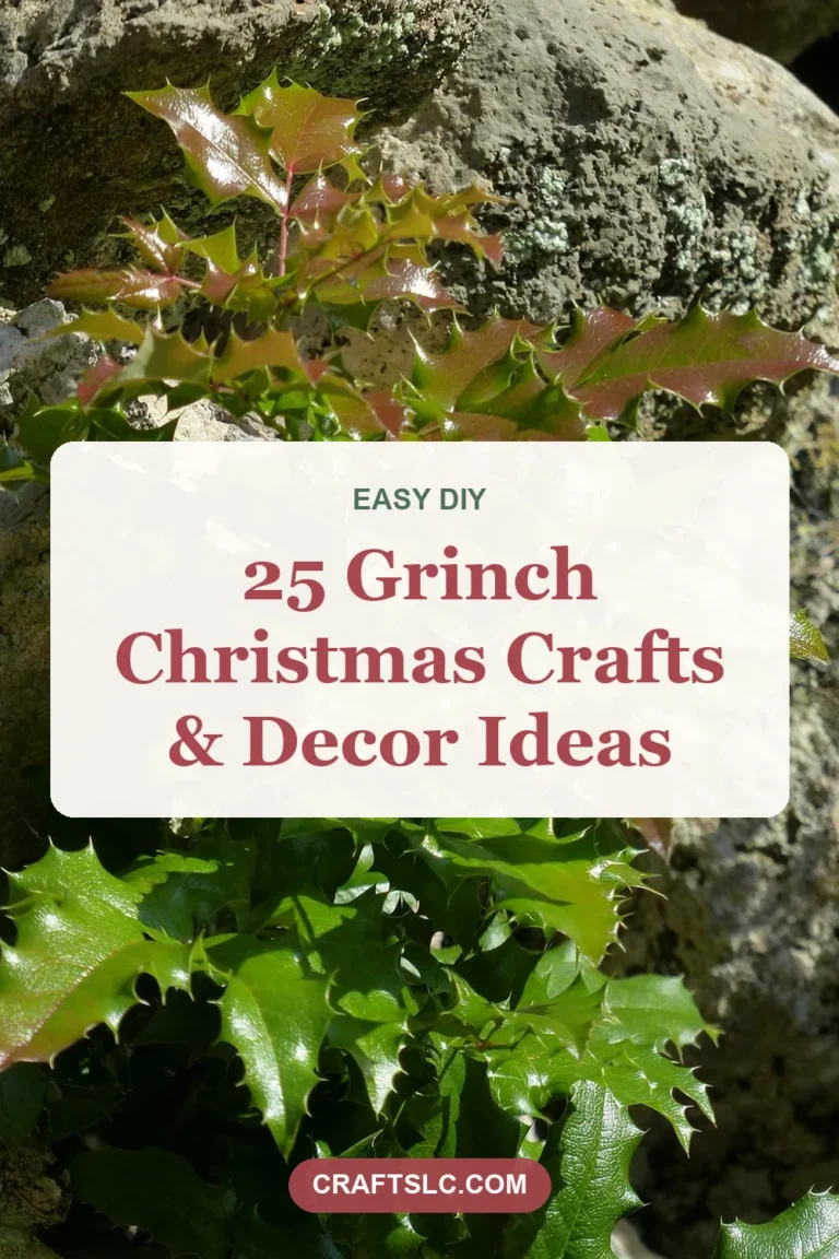 Grinch Christmas Crafts: 25 Easy DIY Decor Ideas