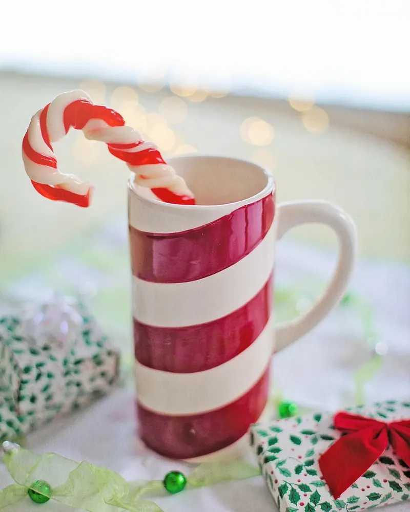 Christmas mug peppermint