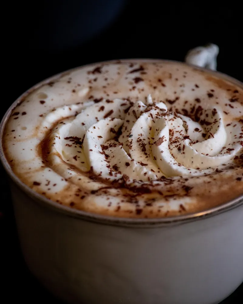Hot chocolate drink cup