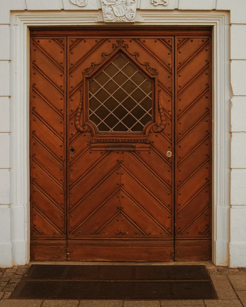 Door portal entrance door