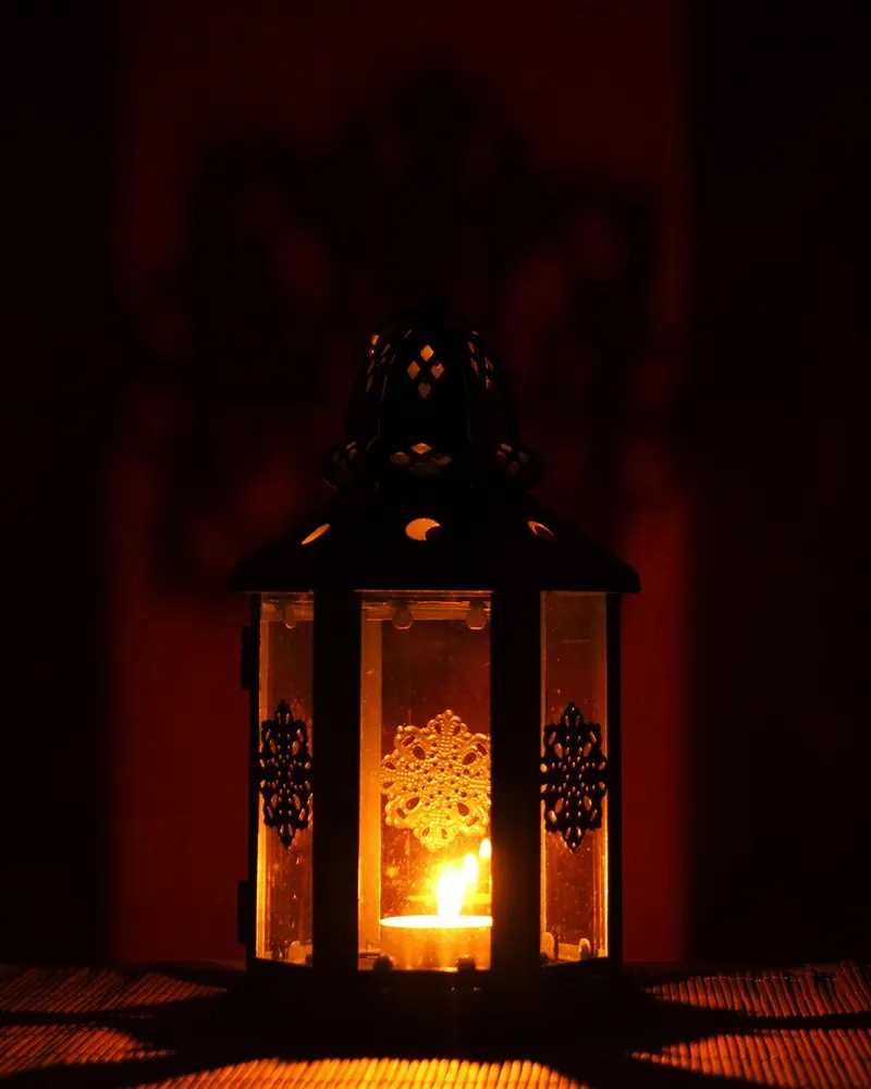 Christmas candle lantern