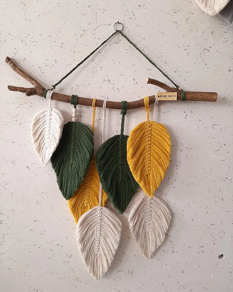 Macrame leaves boho