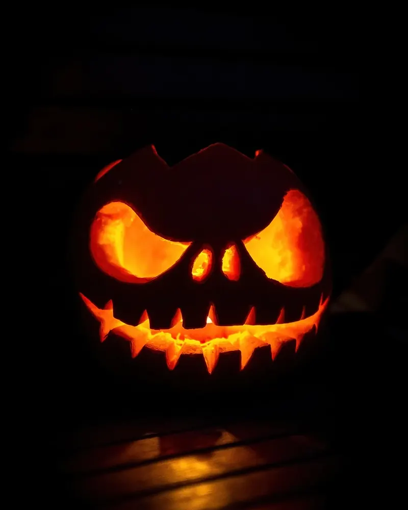 Halloween jack o'lantern horror
