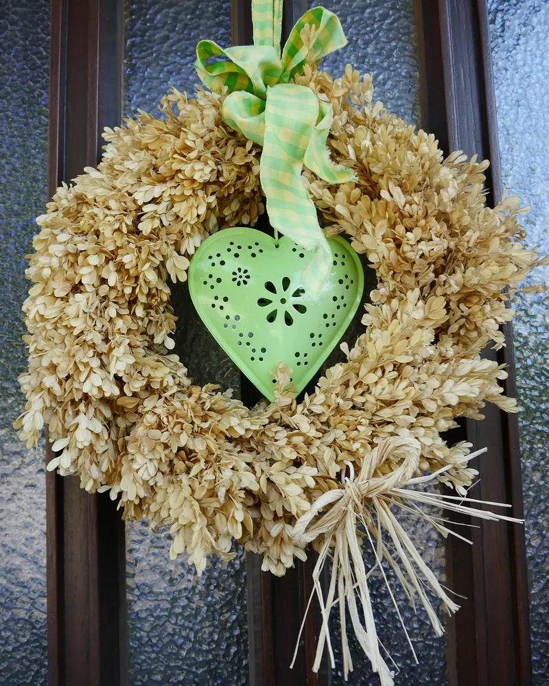 Door wreath fall wreath