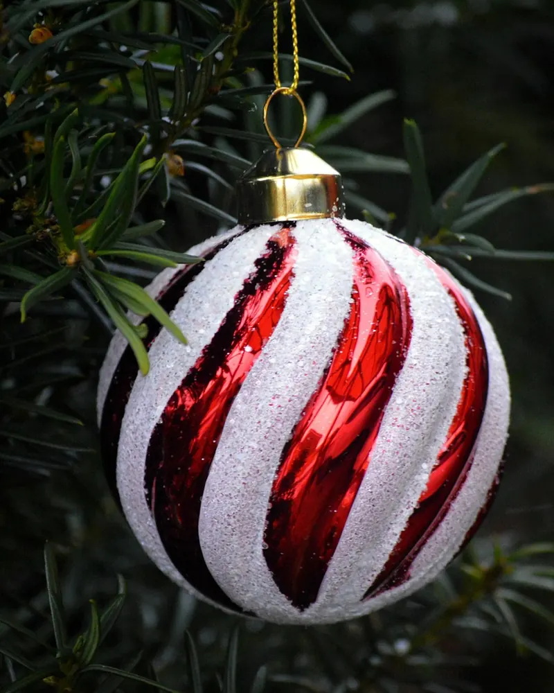 Christmas ball red ball christmas motif