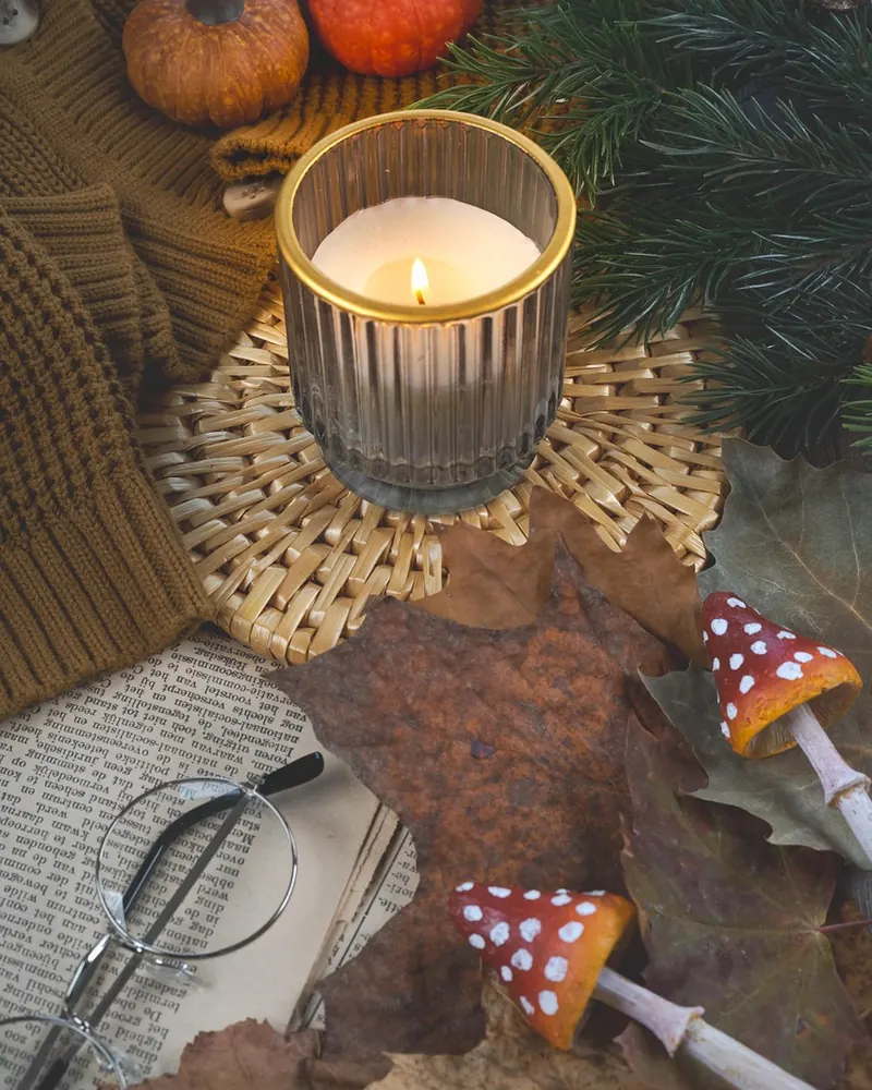 Candle light glass