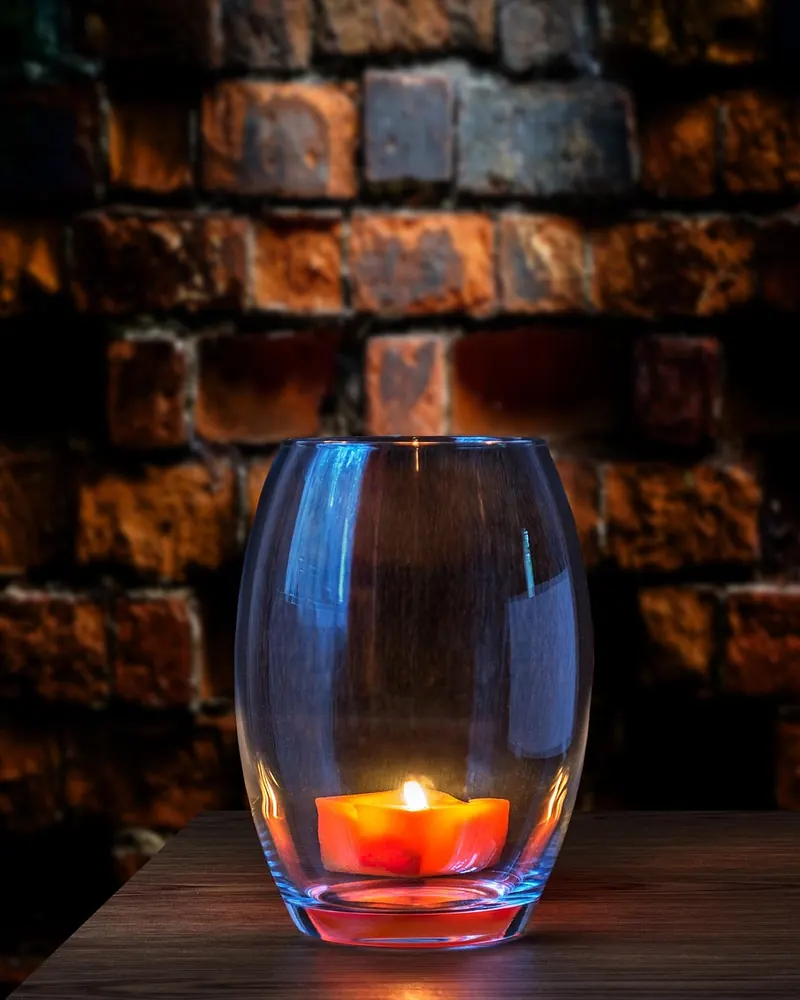 Candle candle glass holder decoration