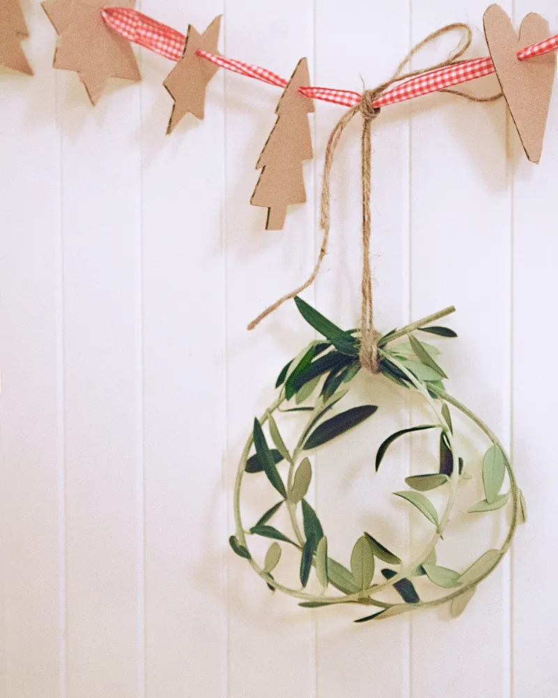 White wall christmas