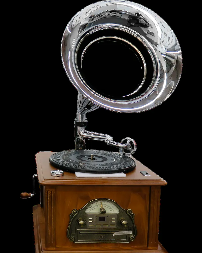 Nostalgia gramophone vinyl record