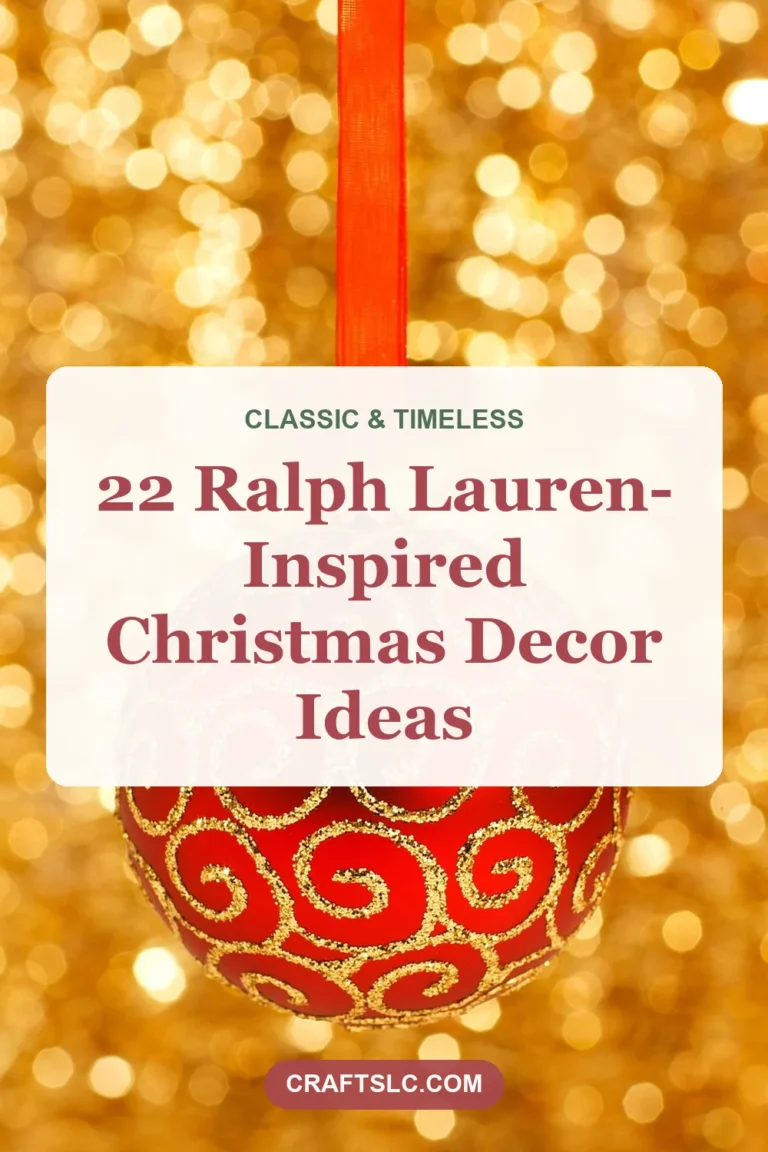 Ralph Lauren Christmas Decor: 22 Classic DIY Ideas