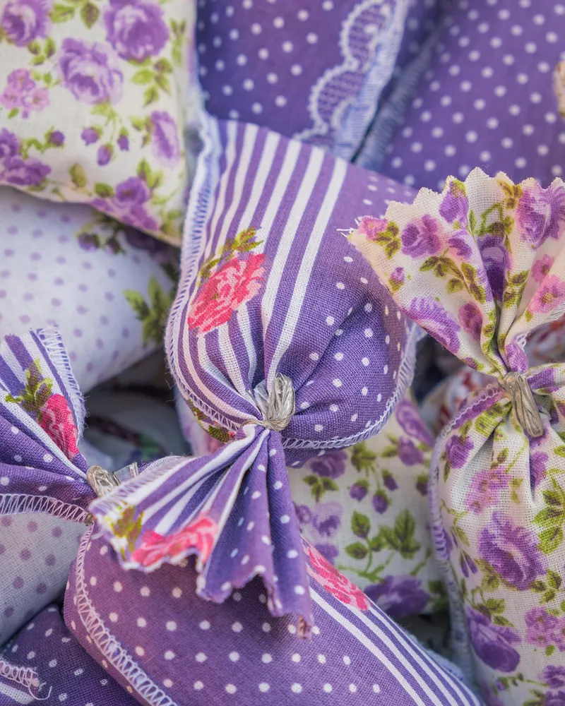 Lavender sachet aromatherapy floral design