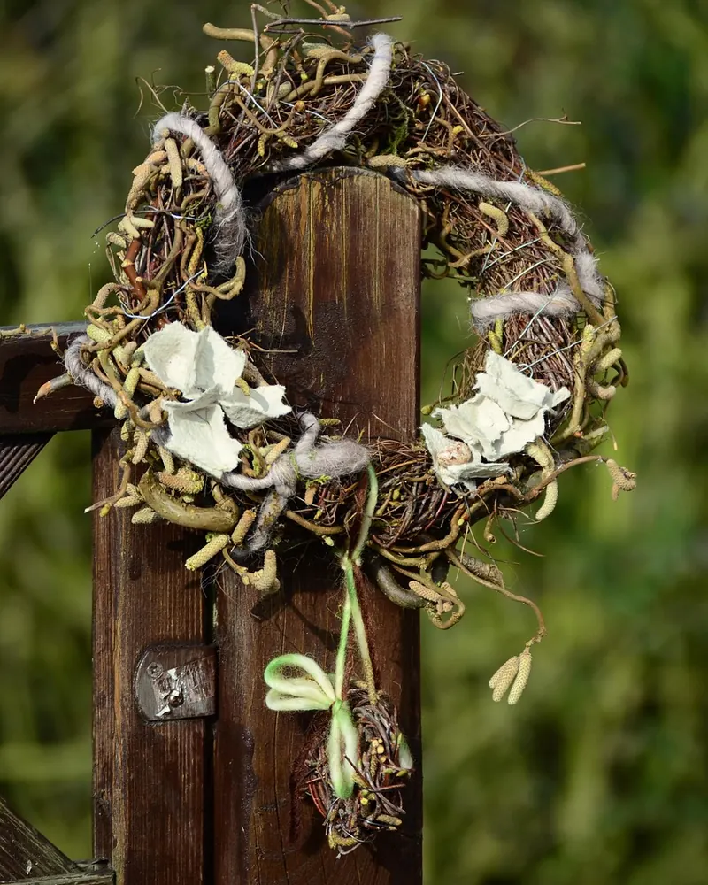 Wreath natural wreath natural material