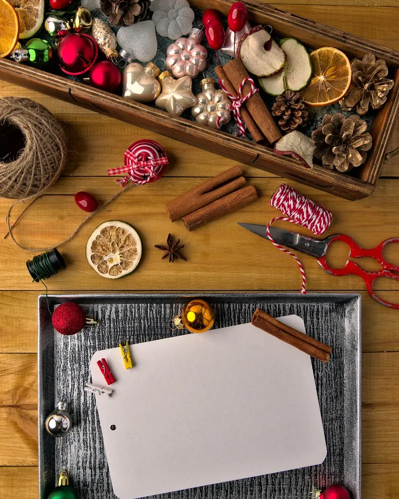 Christmas christmas ornaments card