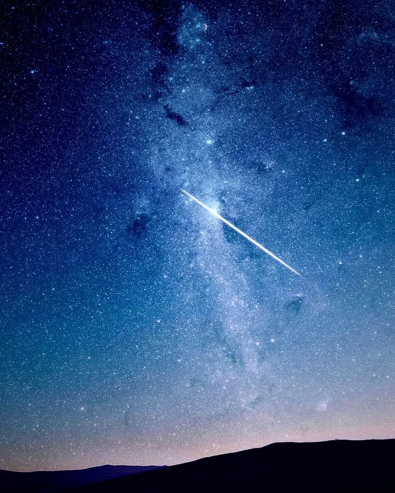 Milky way night sky stars