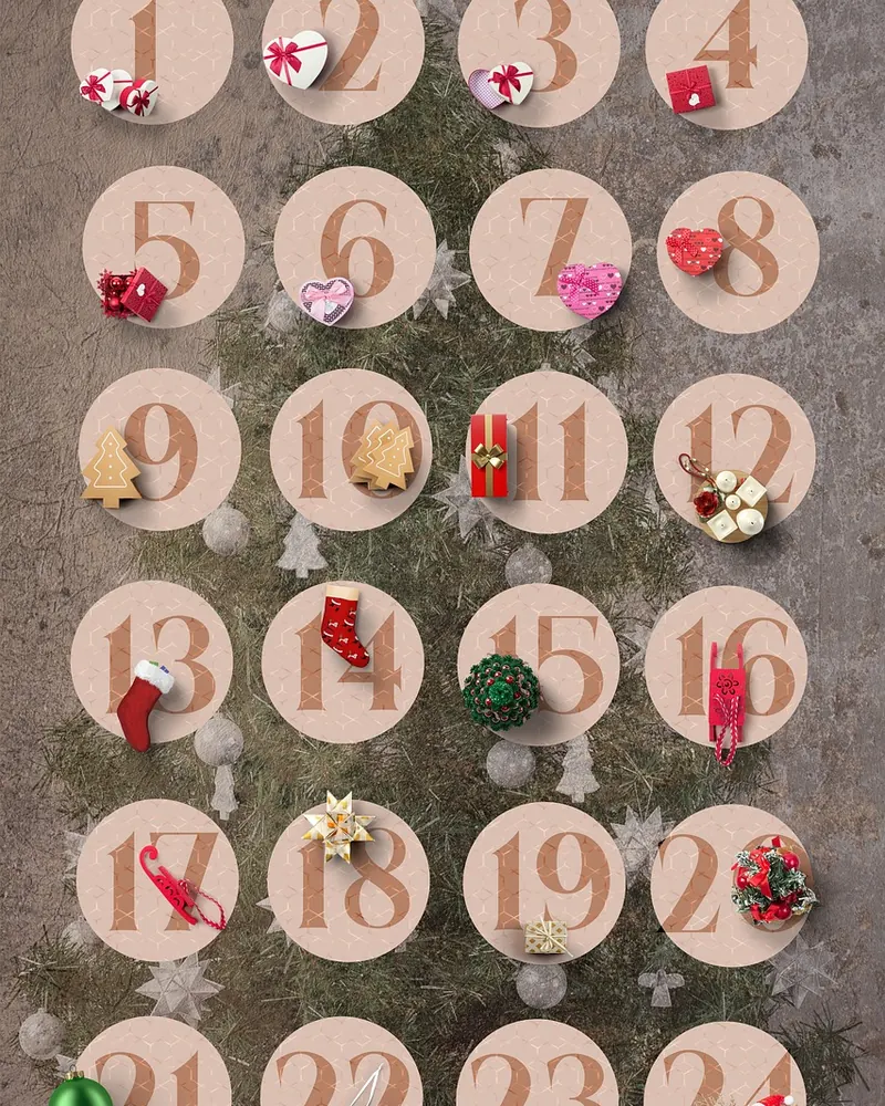 Days calendar advent calendar